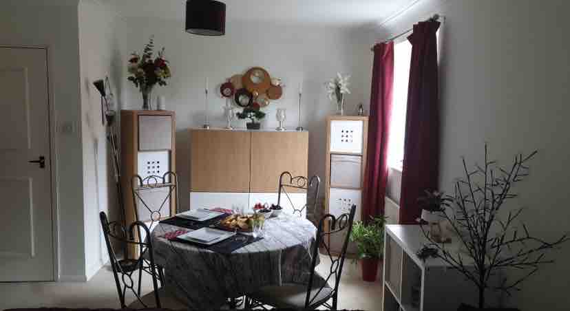 Double room with private bathroom and parking