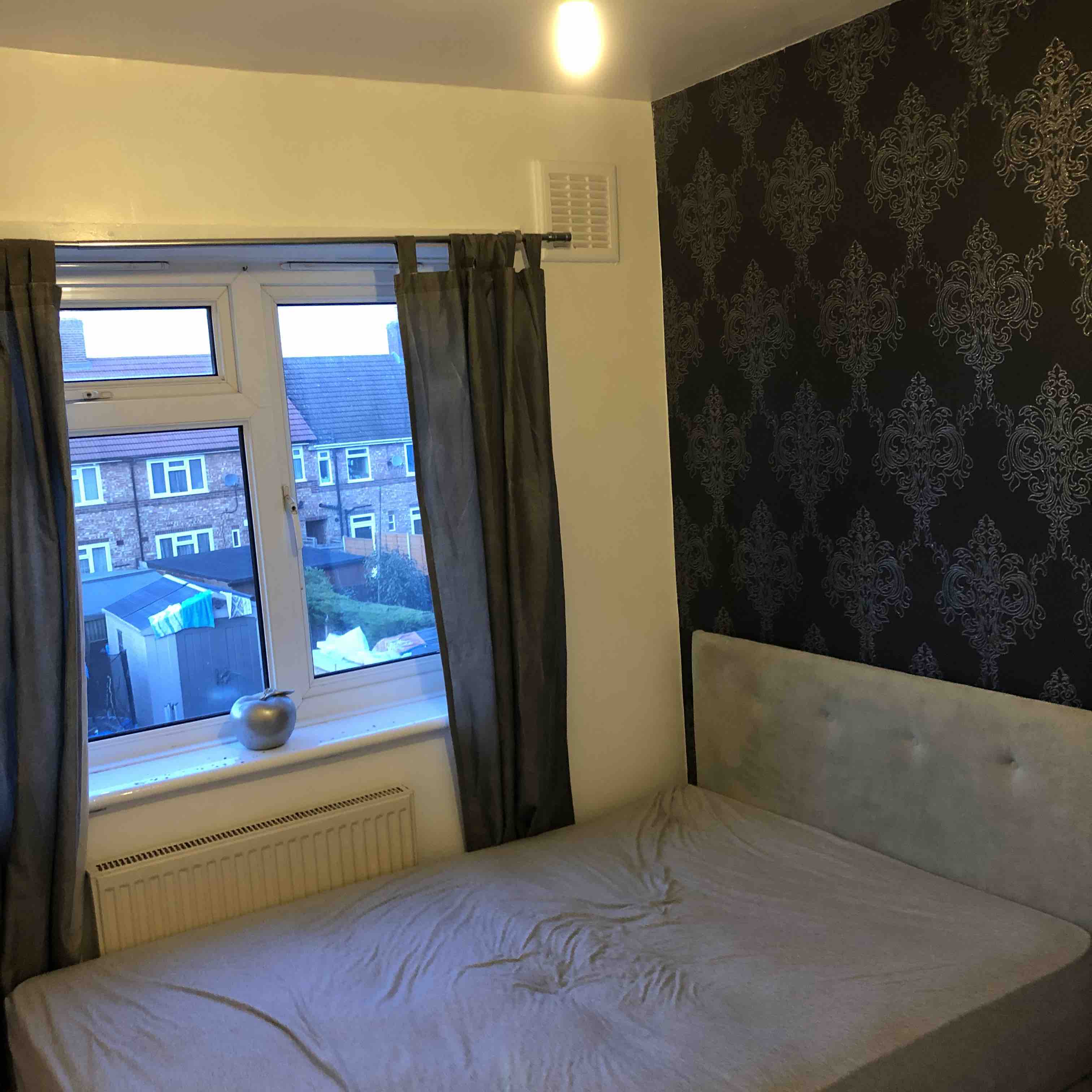 Single room partly furnished