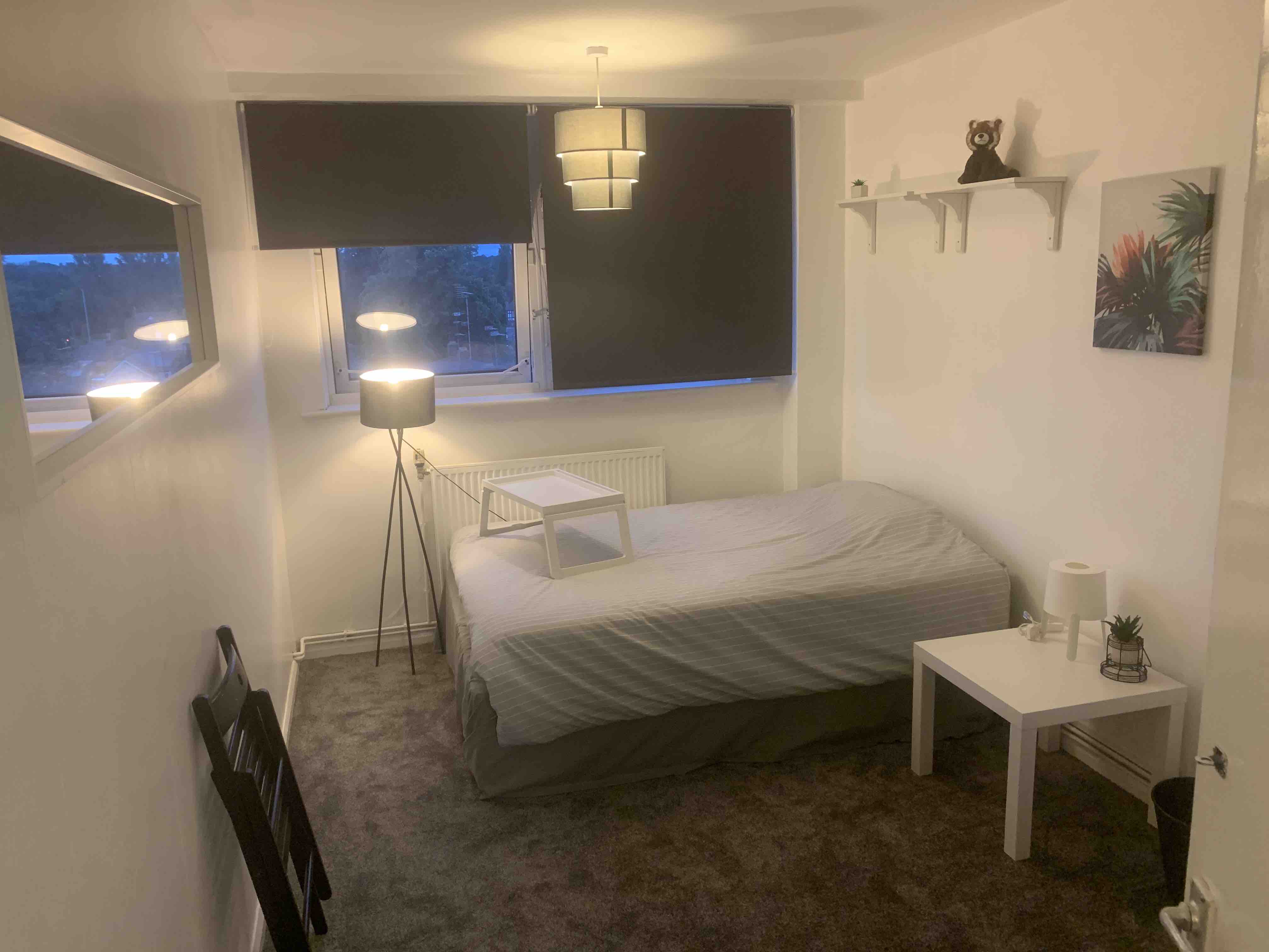 Clean newly refurbished room in high rise image
